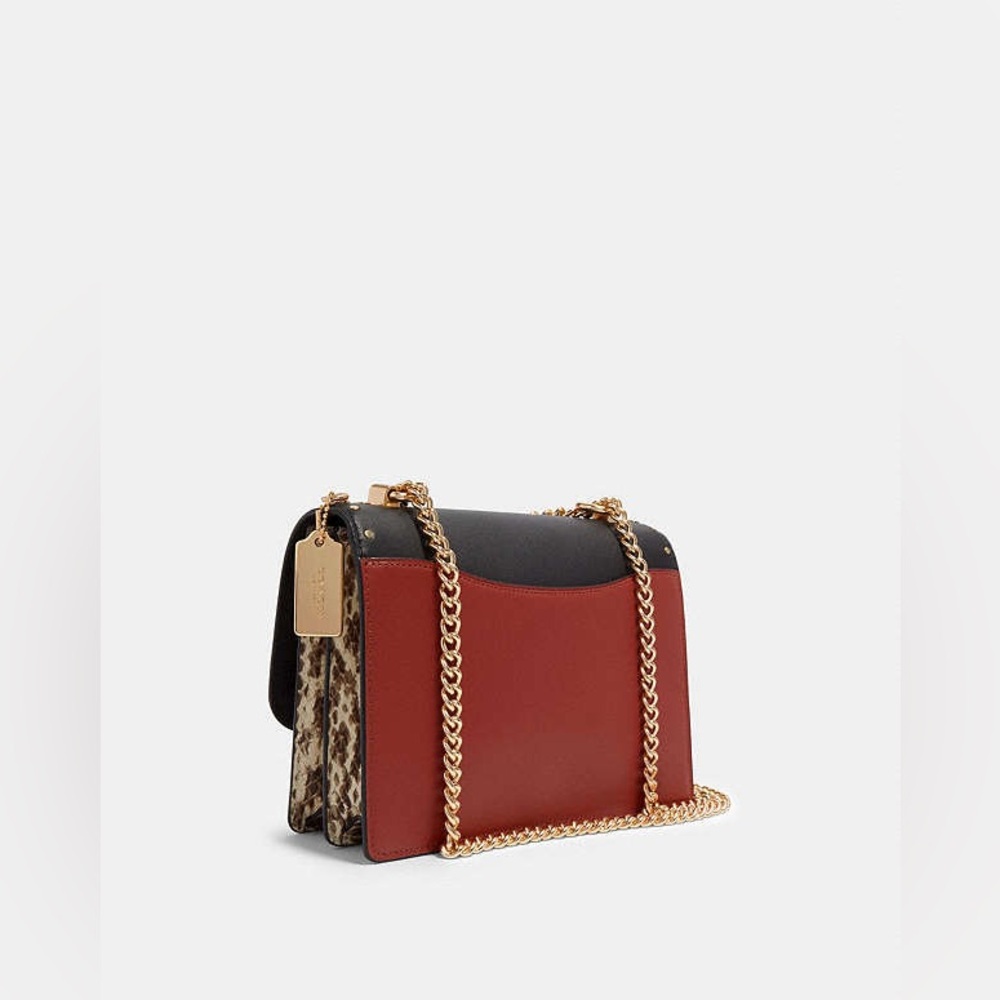 Coach Klare Crossbody Bag In Signature With Rivets - Picture 2 of 16